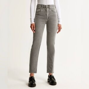 Abercrombie & Fitch Ultimate High-Rise Ankle Straight Jeans
